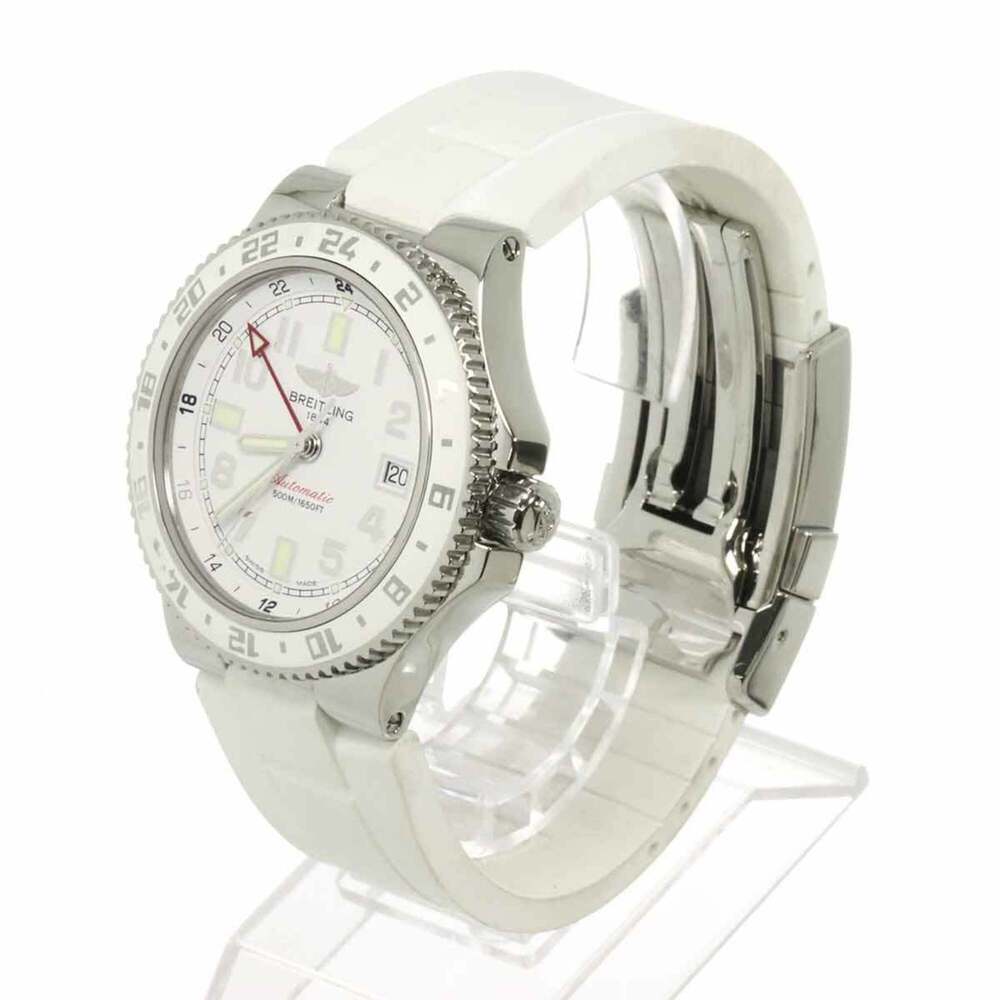 Breitling Superocean GMT A32380 Men's Watch, Date, White, Automatic Movement